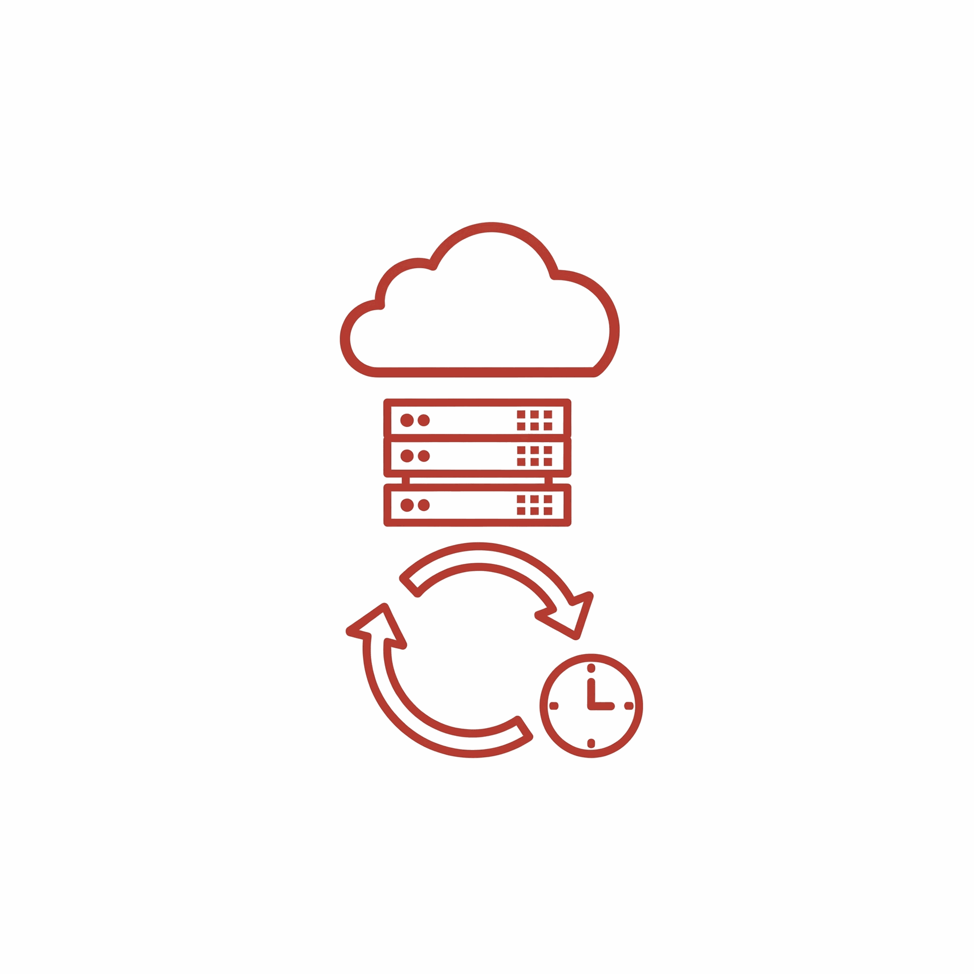 backups automáticos, recuperação de dados, continuidade de negócio e recuperação rápida. 